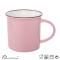 Nouvelle tasse de porcelaine d&#39;os de glaçage de couleur